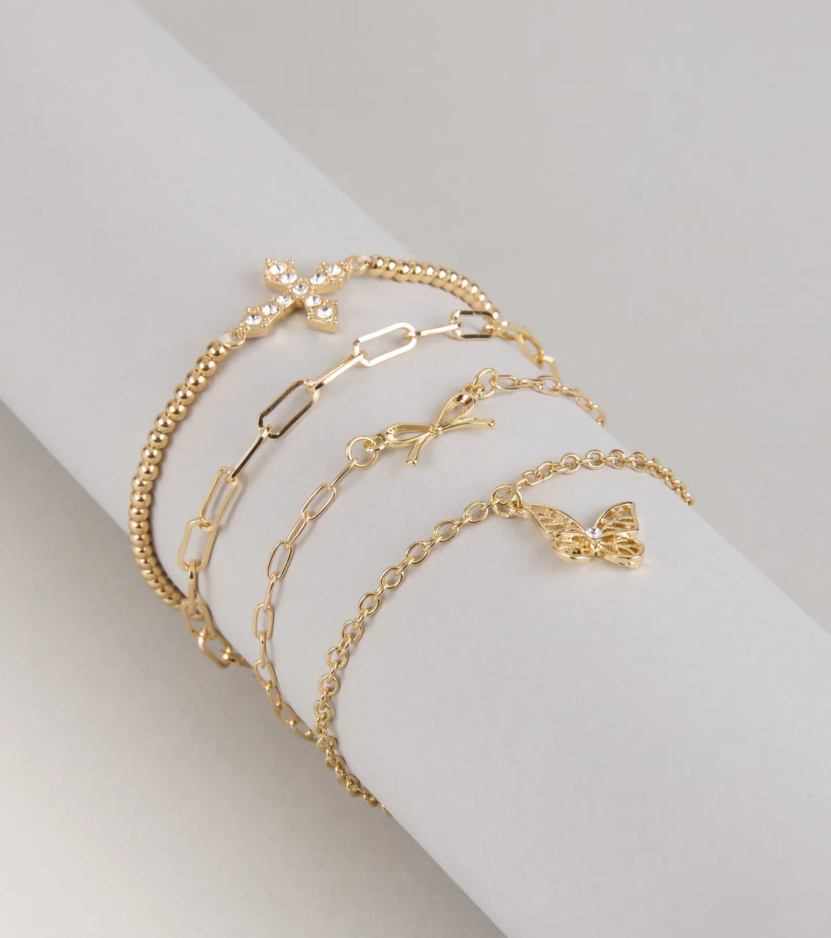 Sweet On Stack Four-Pack Bracelet Set