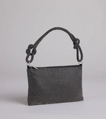 Glow Up Tonight Rhinestone Shoulder Bag