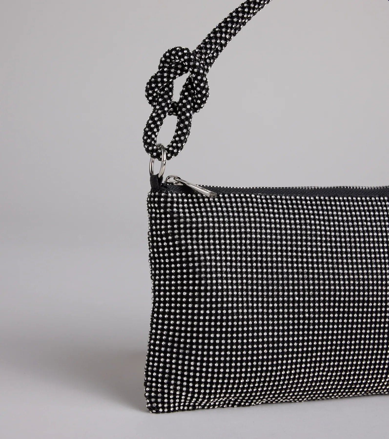 Glow Up Tonight Rhinestone Shoulder Bag