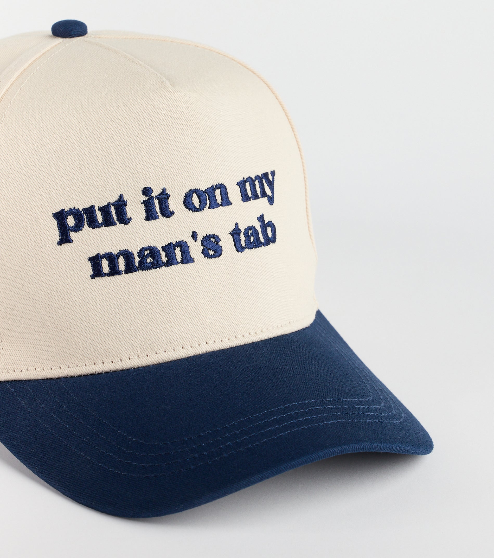 Put It On My Man's Tab Snap Back Cap