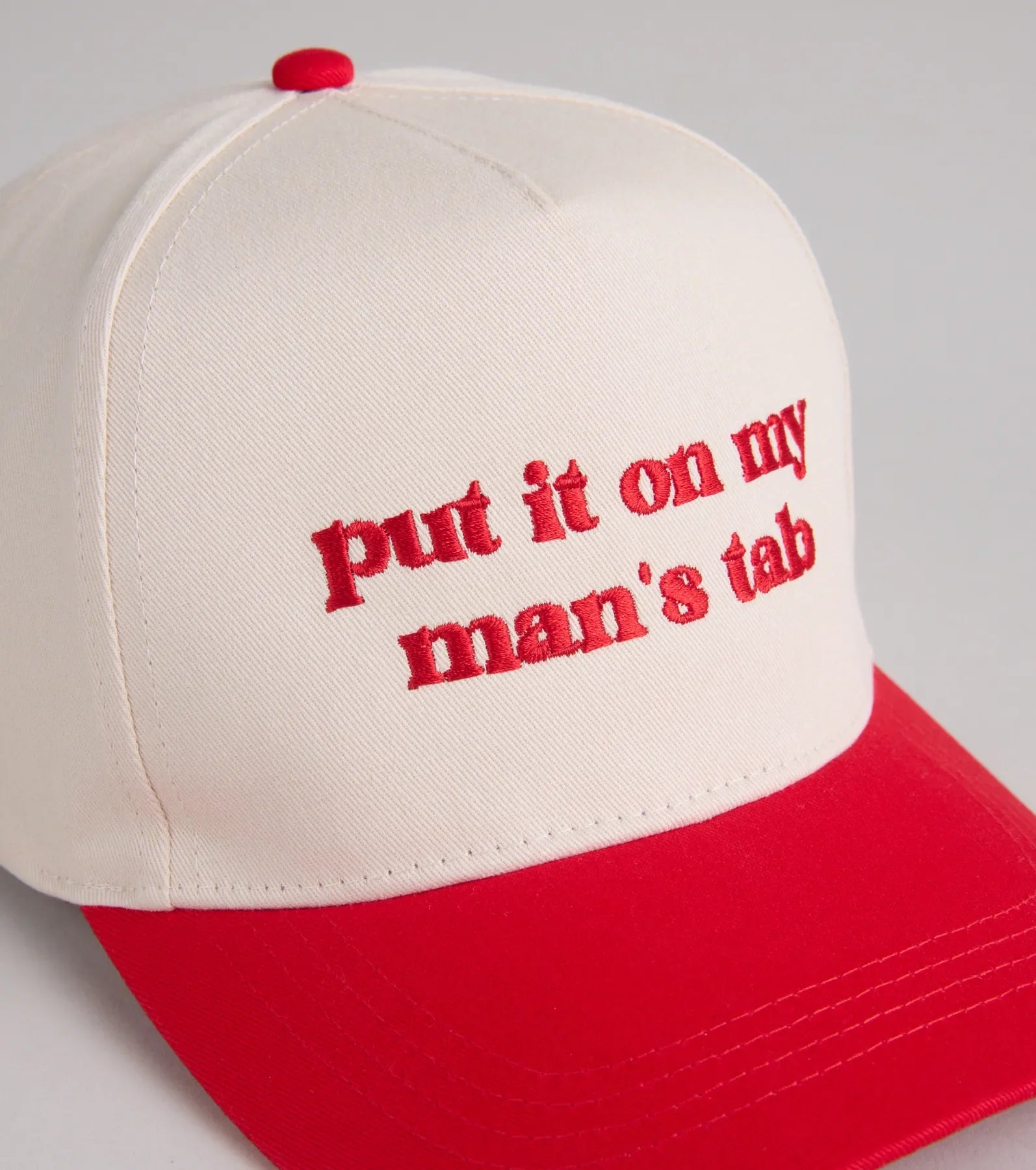 Put It On My Man's Tab Snap Back Cap