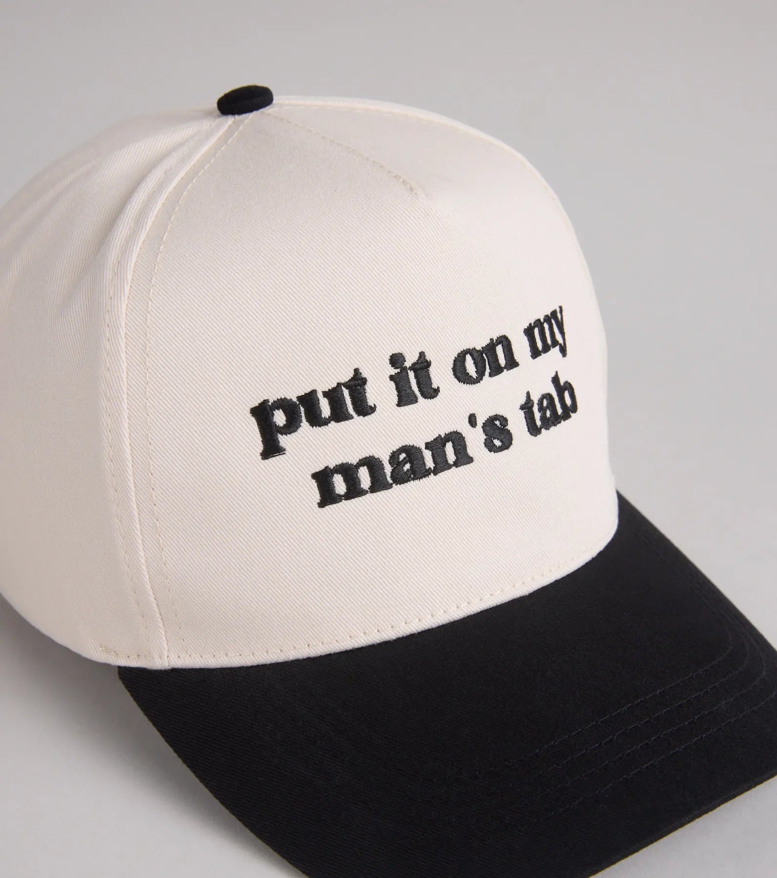 Put It On My Man's Tab Snap Back Cap