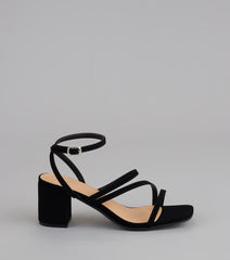 Steppin’ Out Strappy Wide Fit Block Heels