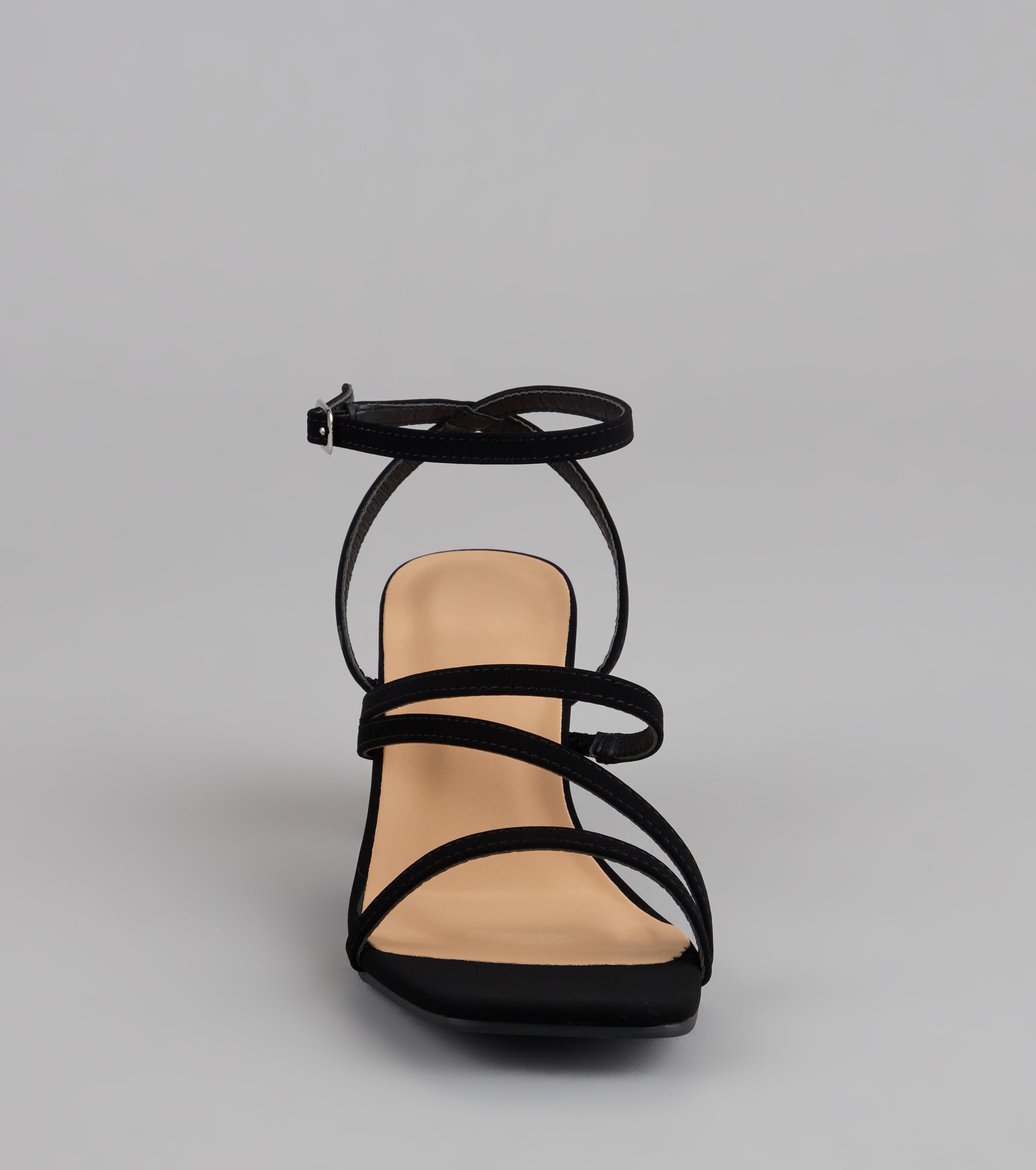 Steppin’ Out Strappy Wide Fit Block Heels