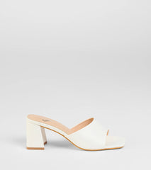 Sunny Days Ahead Block Heel Mules