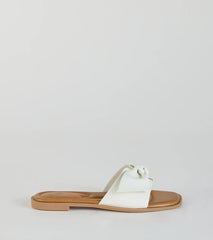 Such A Delight Bow Flat Sandals