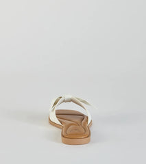 Such A Delight Bow Flat Sandals