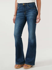 "Ab"solution® High Rise Out There Flare 34" Long Inseam Jeans