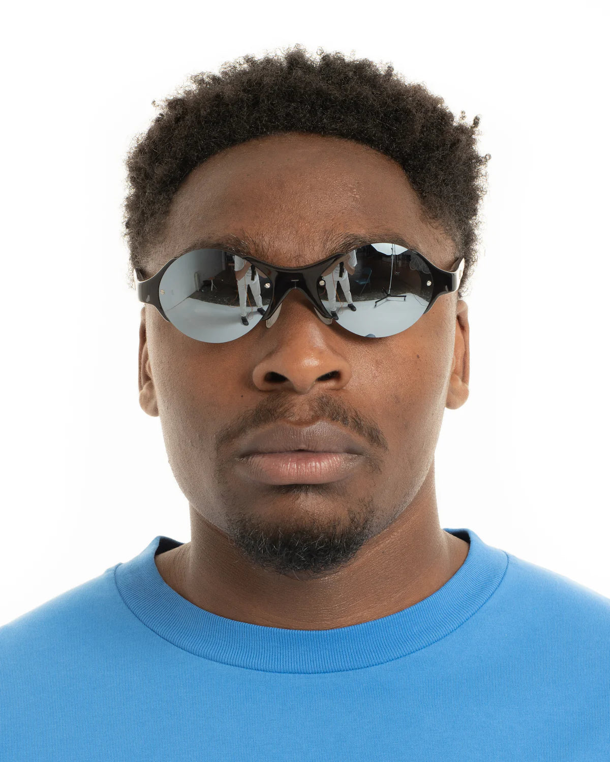 Mutant Post Modern Primitive Eye Protection - Black/Silver Reflective