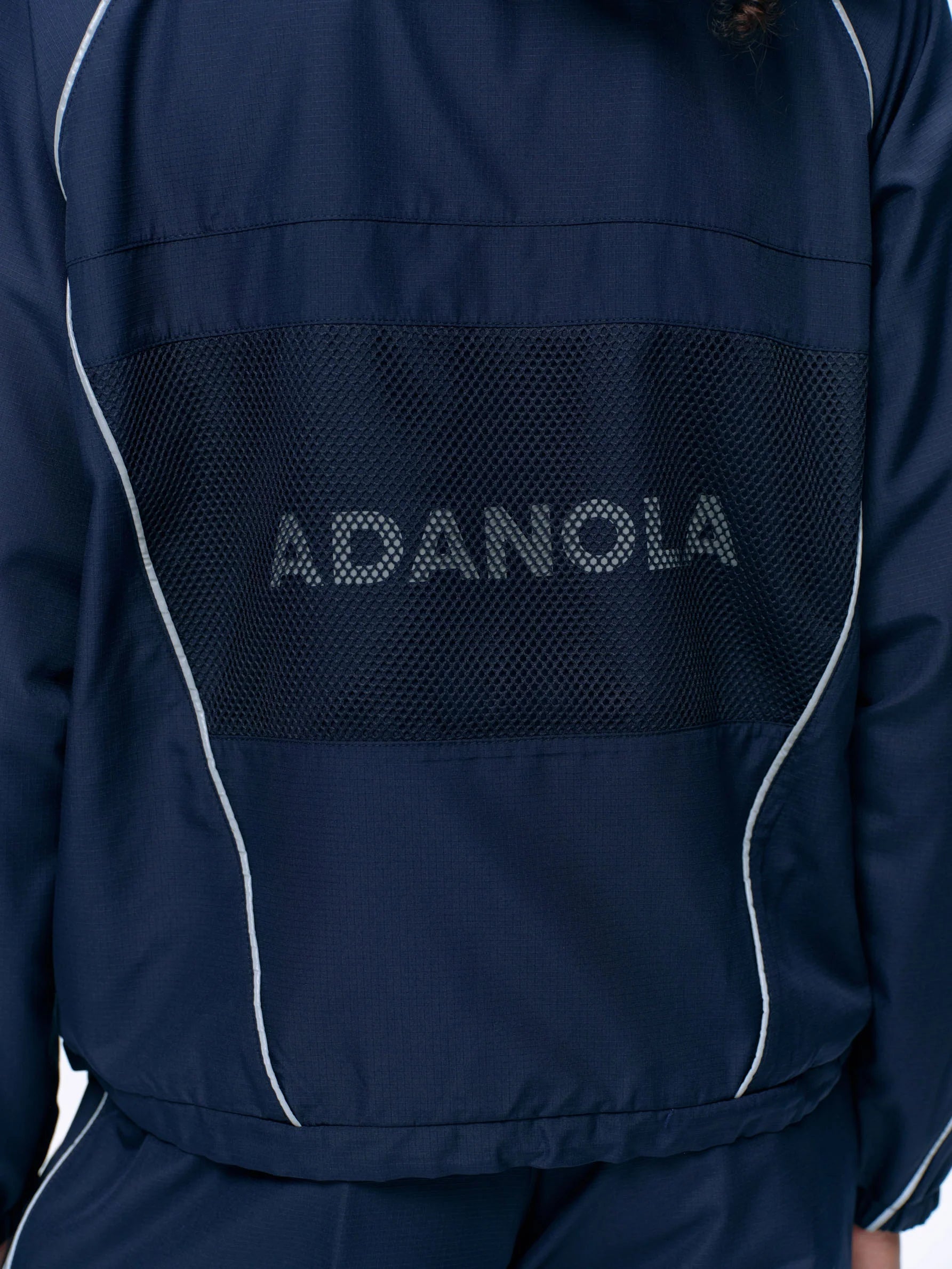 Piping Track Jacket - Navy Blue
