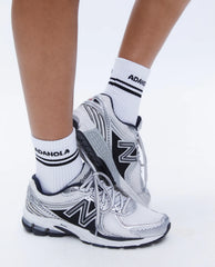 3 Pack College Socks - White/Black, White/Classic Red, White/Navy Blue