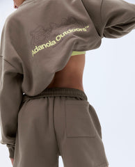Trail Oversized Sweatshirt  - Cocoa Brown