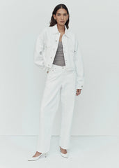 V-Waist Baggy in Milkshake