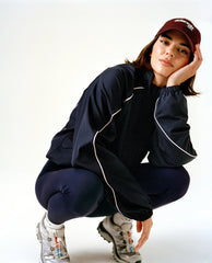 Piping Track Jacket - Navy Blue