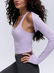Ultimate Racer Back Bra - Lilac