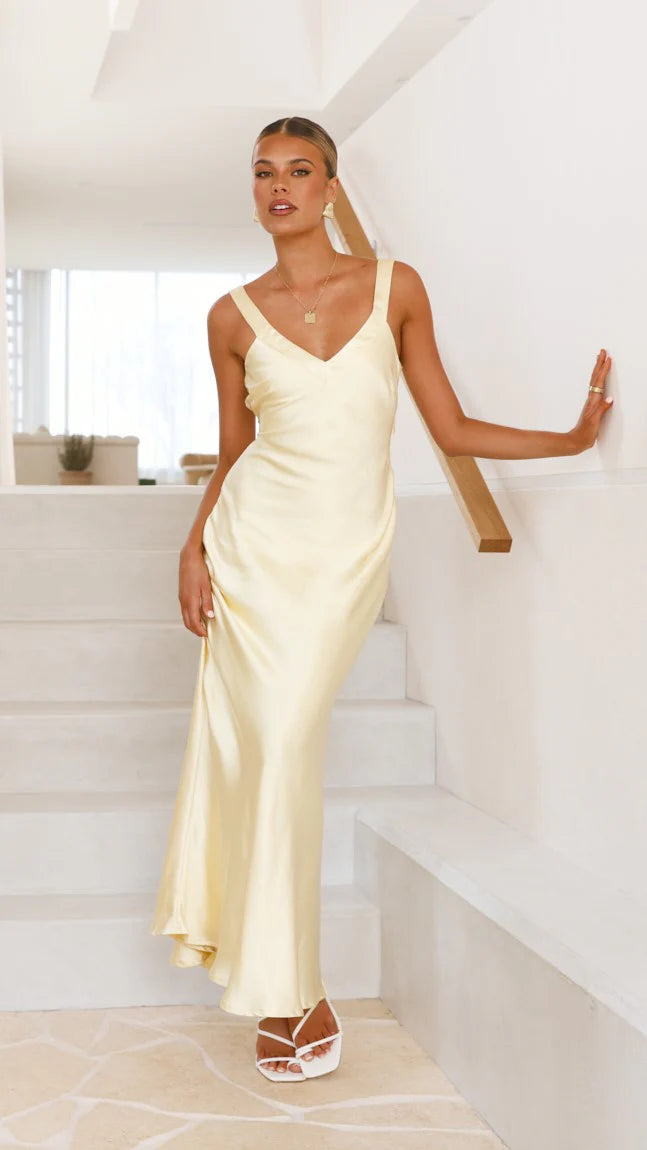 Andie Maxi Dress - Yellow