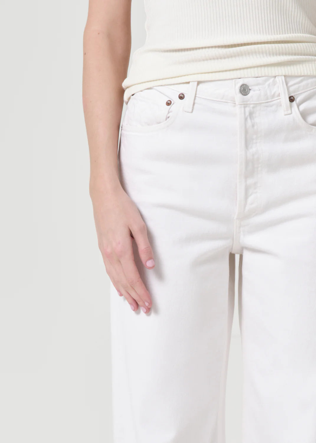 Dame High Rise Wide Leg in Fortune Cookie