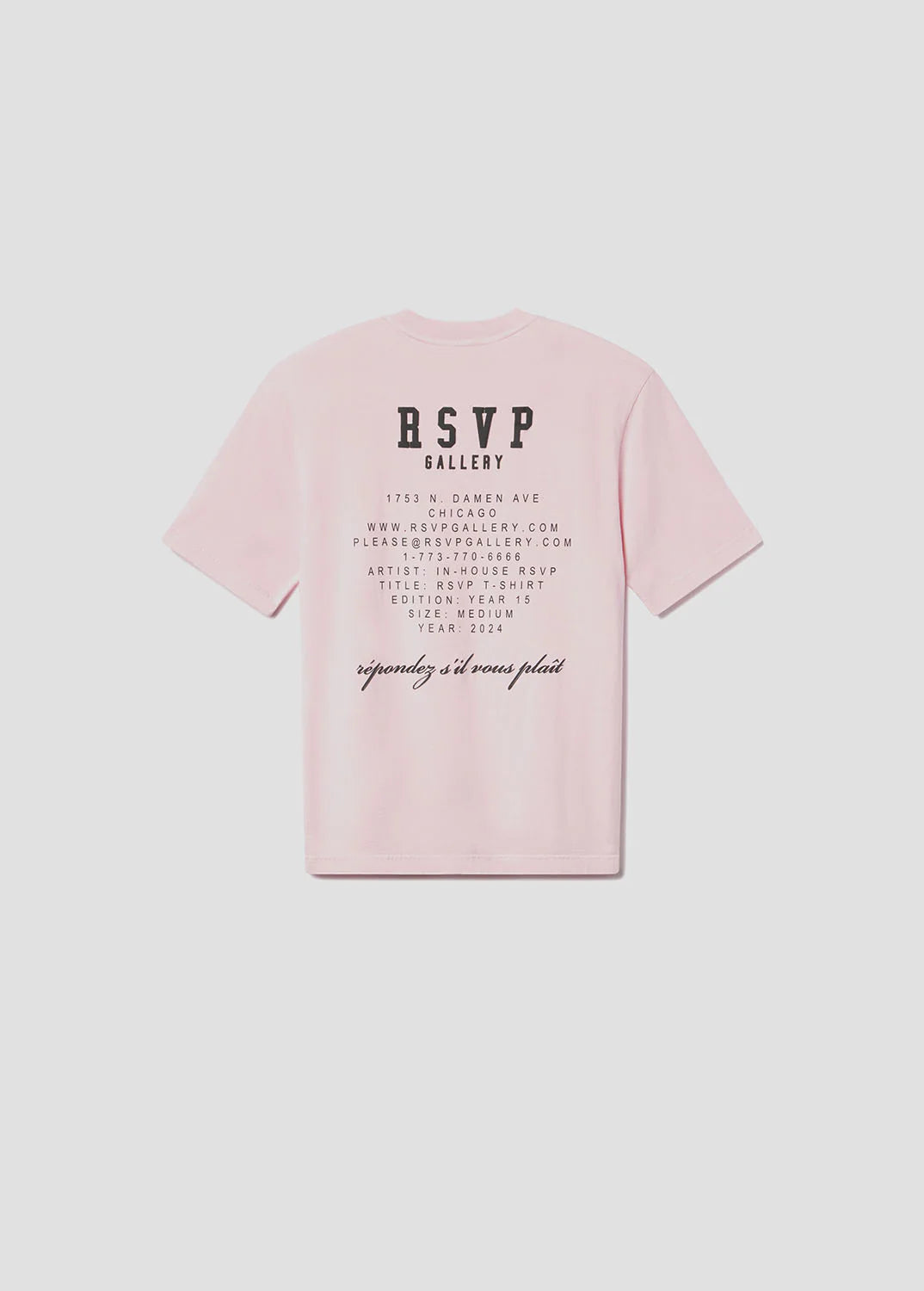 AGOLDE / RSVP Gallery S/S Tee in Pink / Black