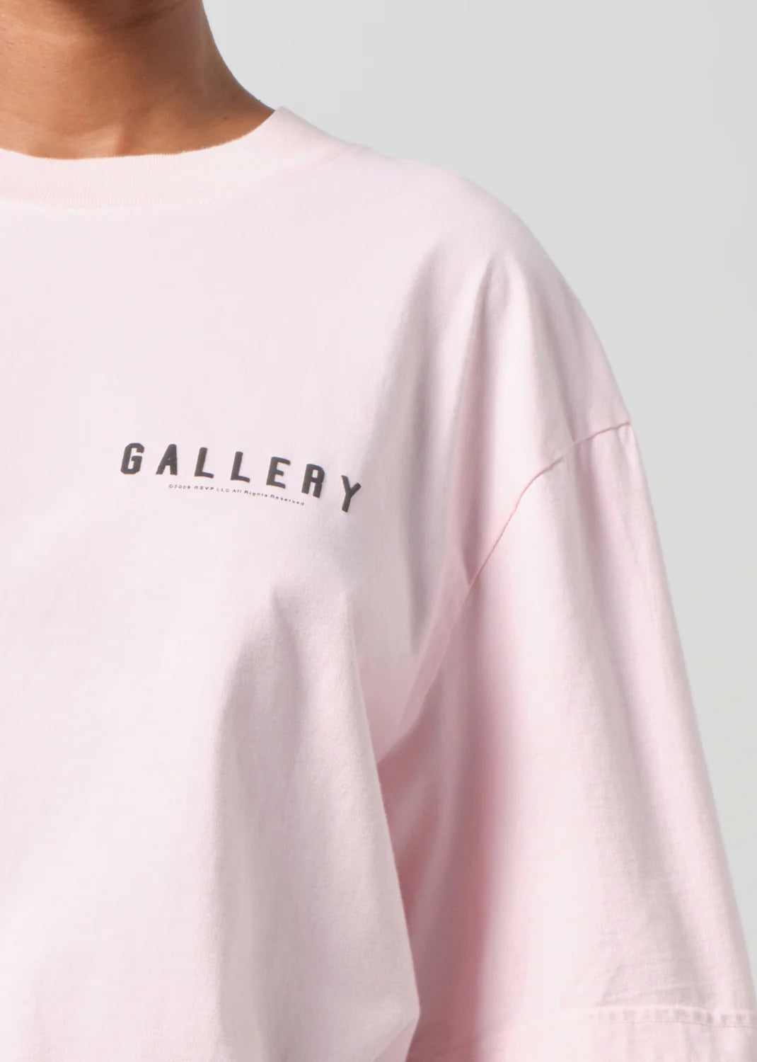 AGOLDE / RSVP Gallery S/S Tee in Pink / Black
