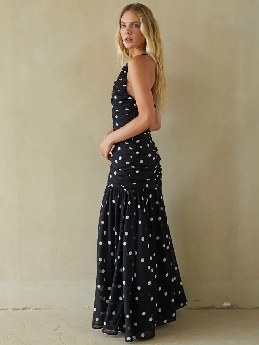 Tansy Ruched Maxi Dress