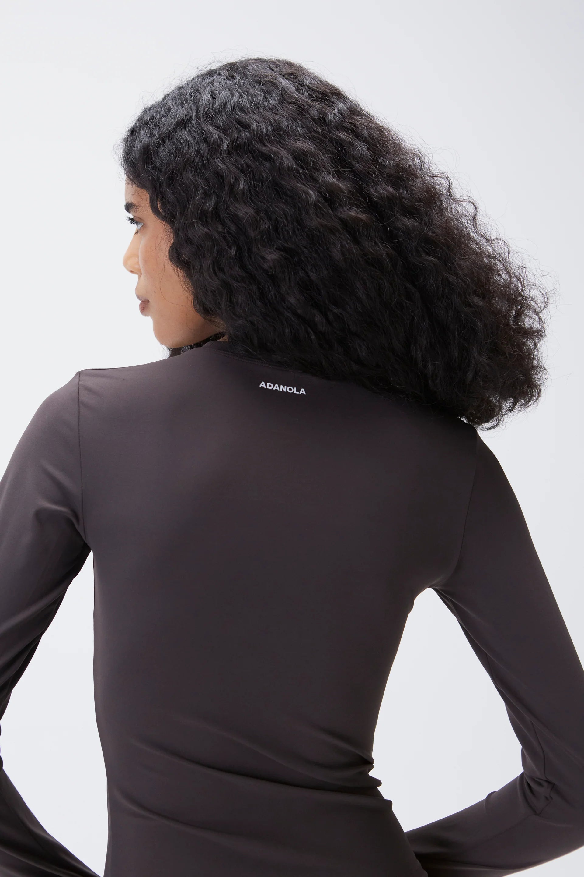 Ultimate Long Sleeve Top - Coffee Bean