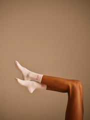 ADA Socks - White/Candy Pink