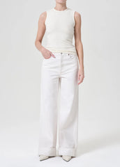 Dame High Rise Wide Leg in Fortune Cookie