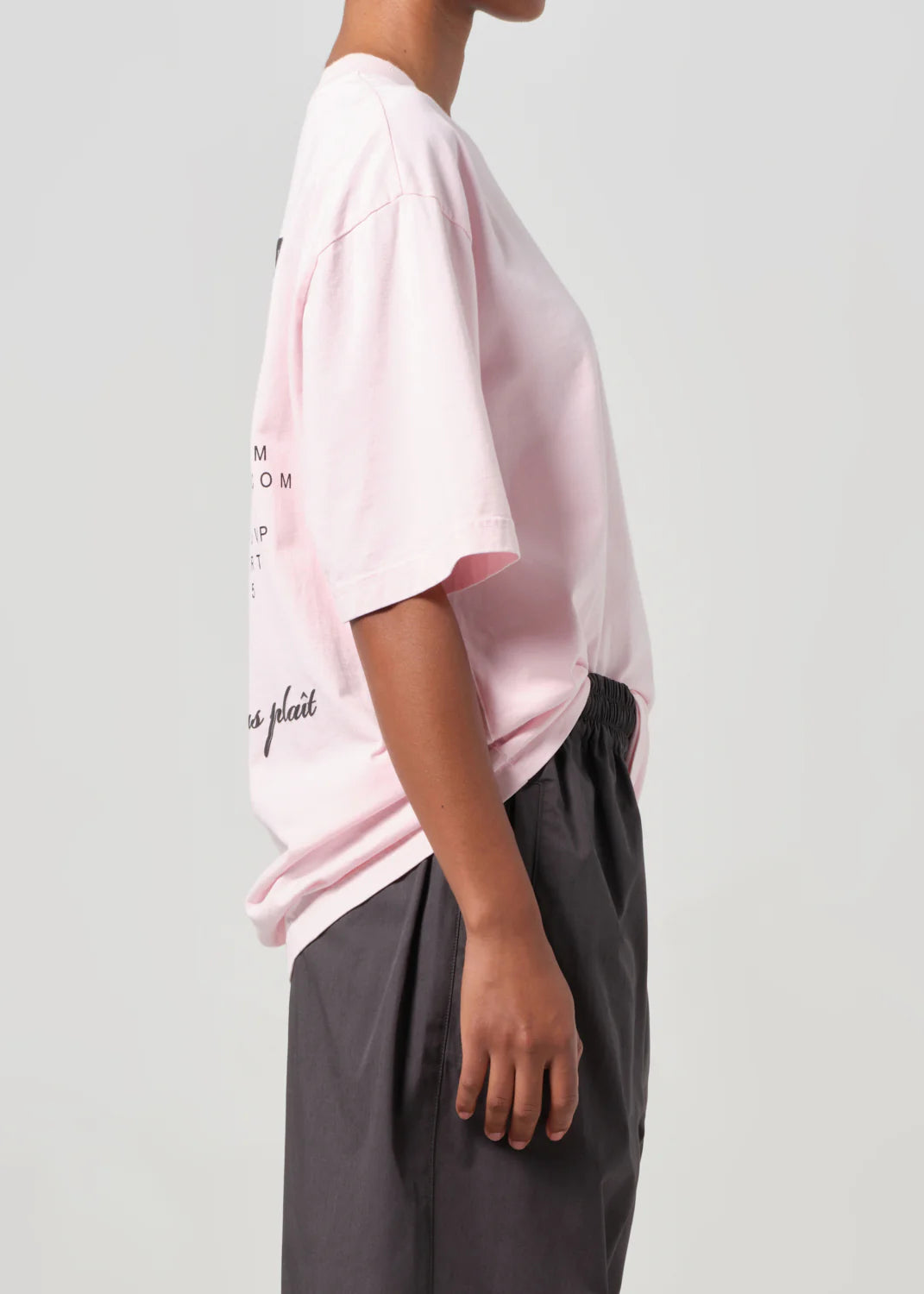 AGOLDE / RSVP Gallery S/S Tee in Pink / Black