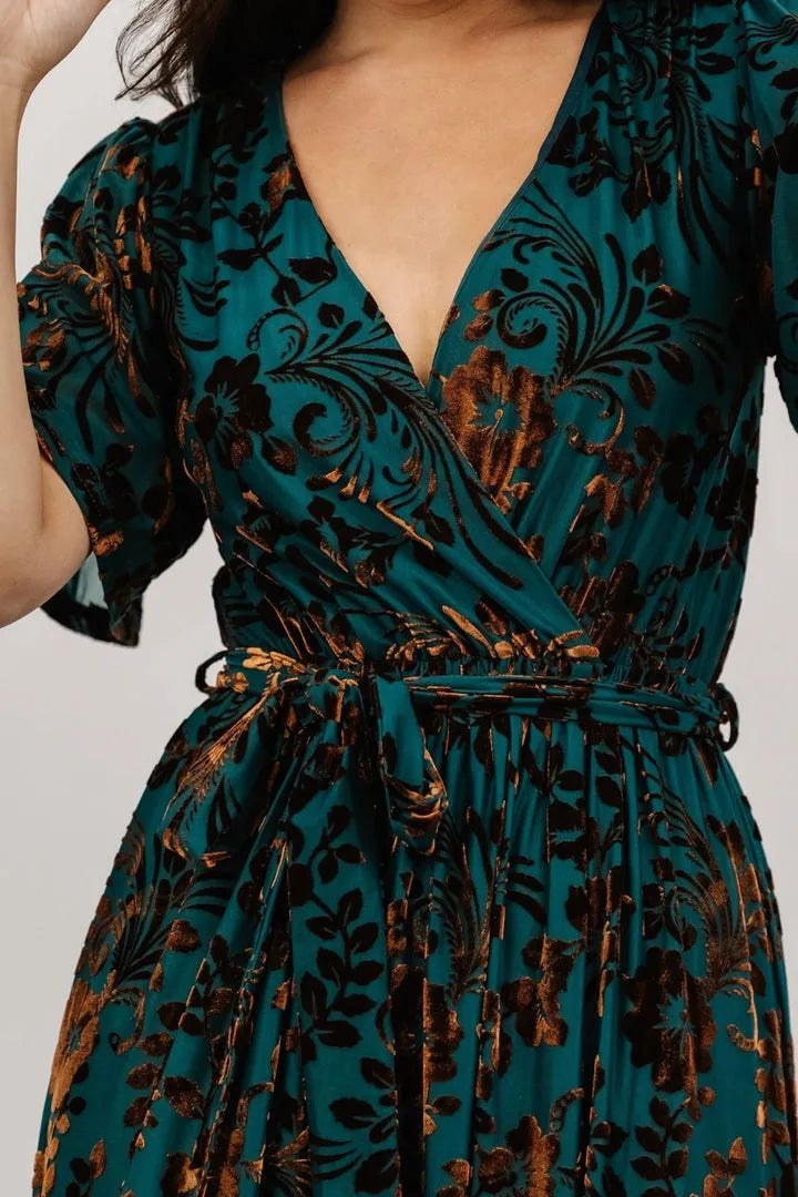 Uma Velvet Maxi Dress
