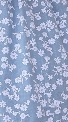 Kori Mini Dress - Blue Floral