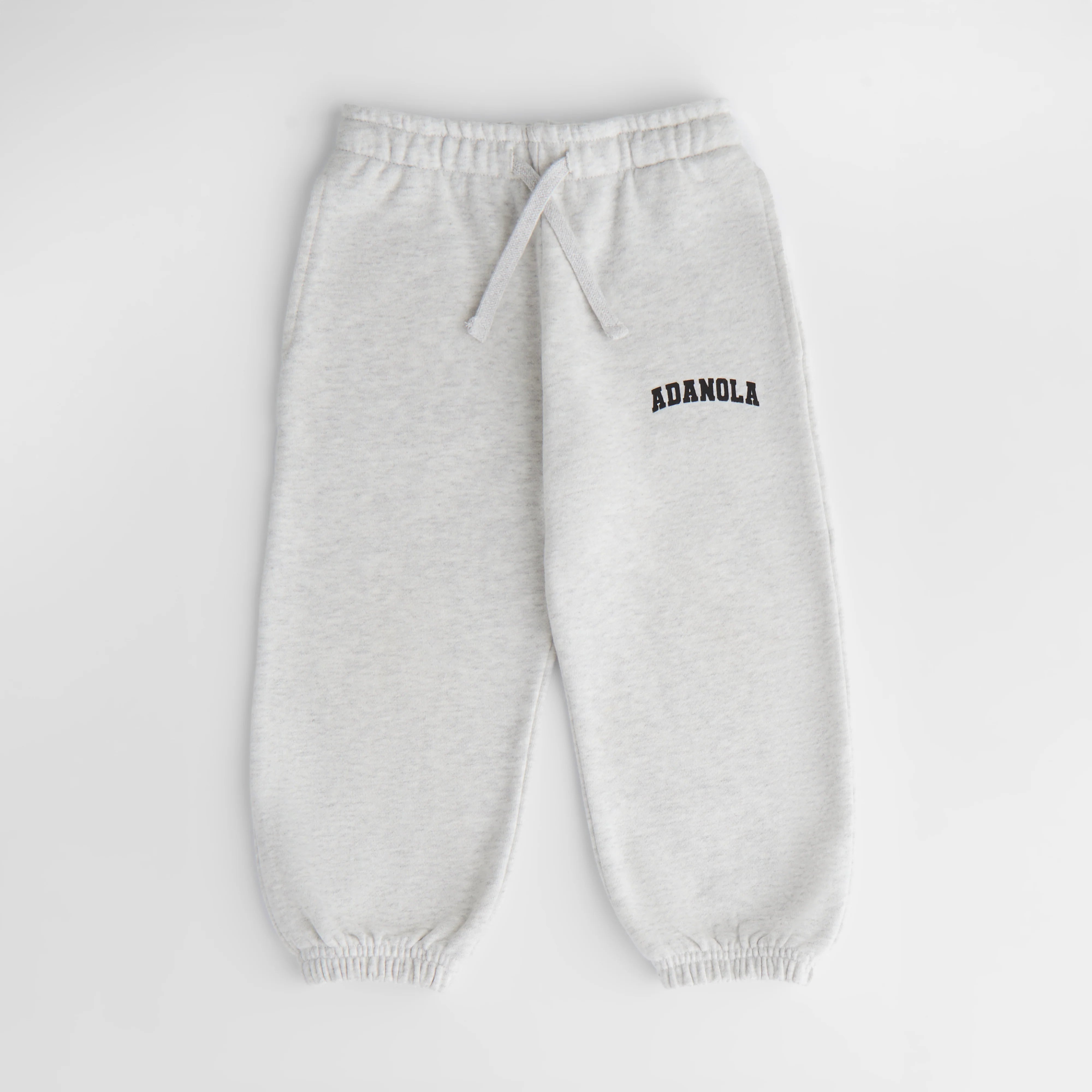 Mini Varsity Sweatpants - Light Grey Melange/Black