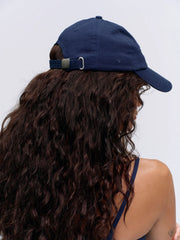 Varsity Cap - Navy Blue/Cream