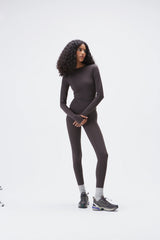 Ultimate Long Sleeve Top - Coffee Bean