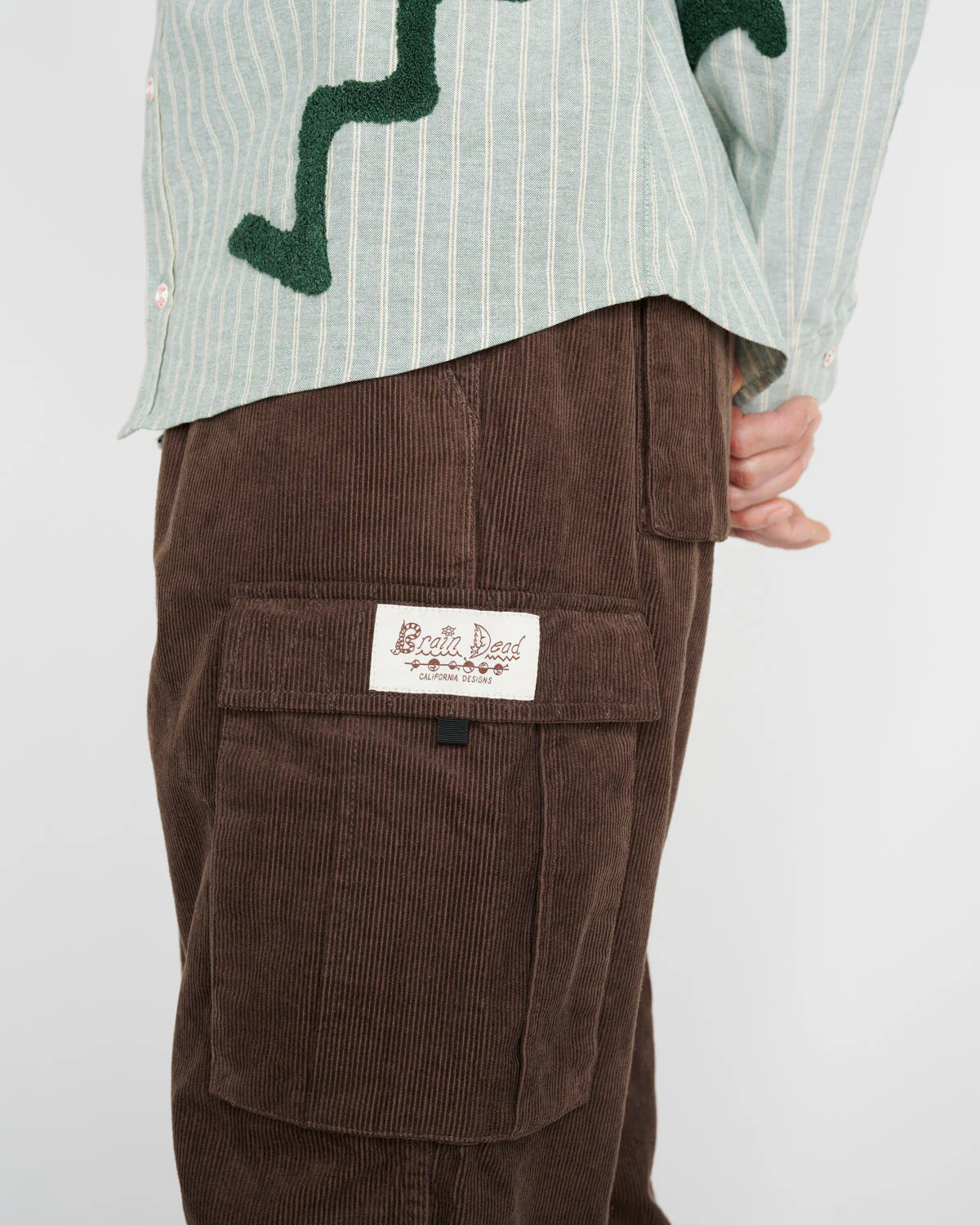 Micro Cord Flight Pant - Brown
