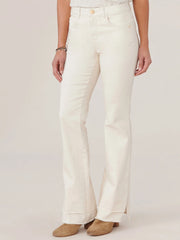 "Ab"solution® High Rise Itty Bitty More Boot with Double Fray Hem