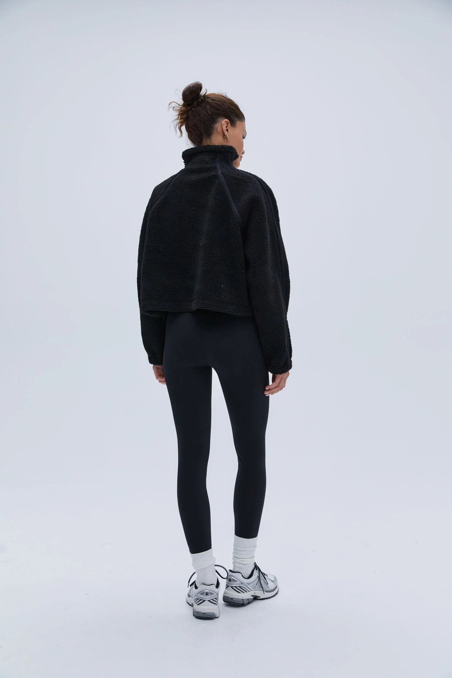 Quarter Zip Fleece - Black