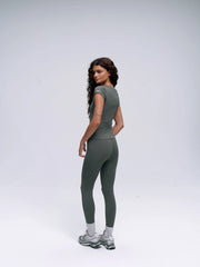 Ultimate Scoop Neck Cap Sleeve Top - Sea Green