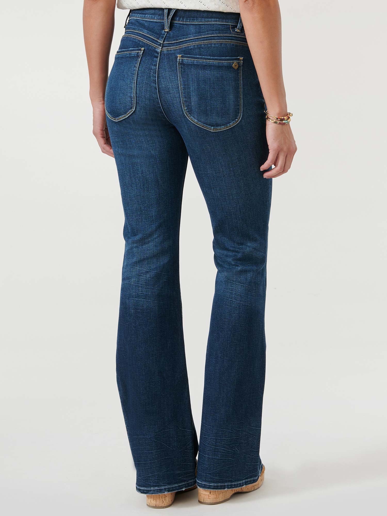 "Ab"solution® High Rise Out There Flare 34" Long Inseam Jeans