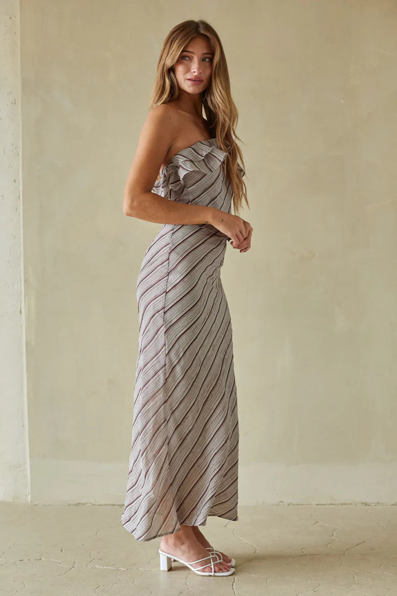 Tanya Striped Maxi Skirt