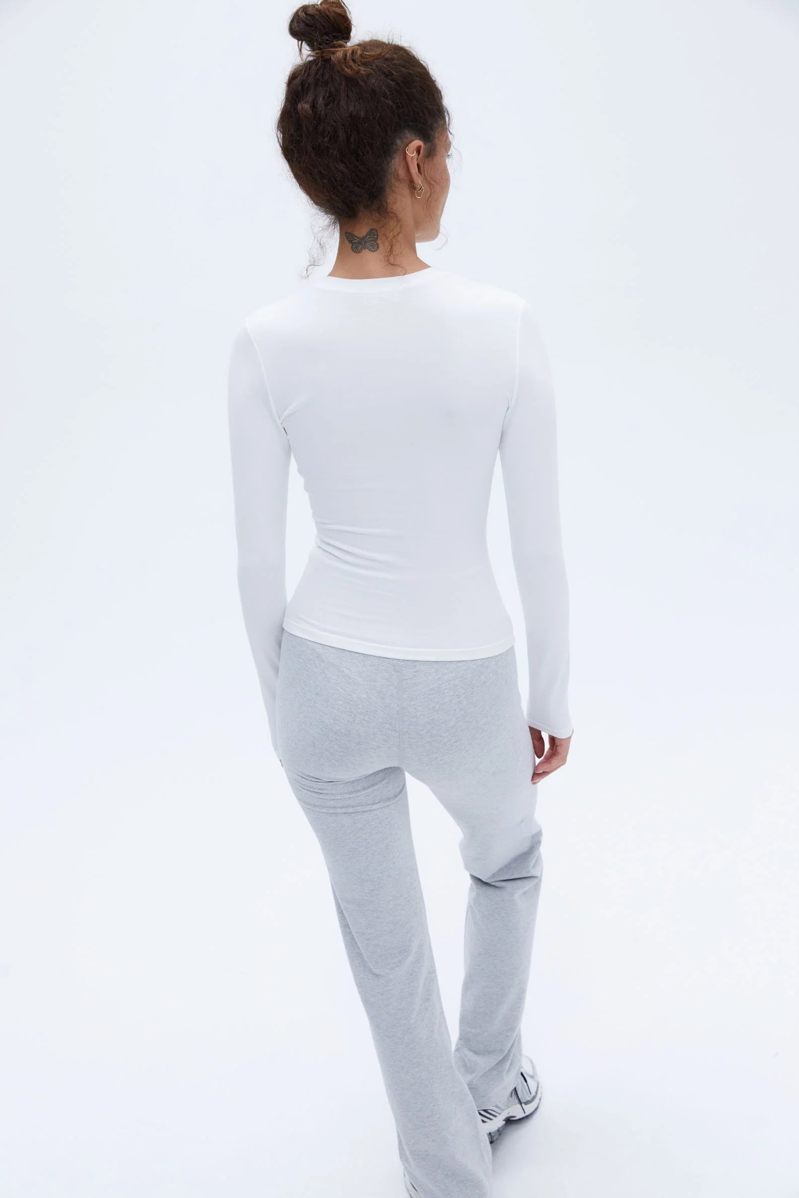 Long Sleeve Top - White