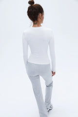Long Sleeve Top - White