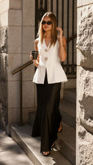 Alexa Vest - White