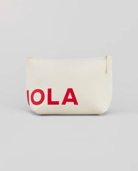 Travel Pouch - Marshmallow White/Classic Red