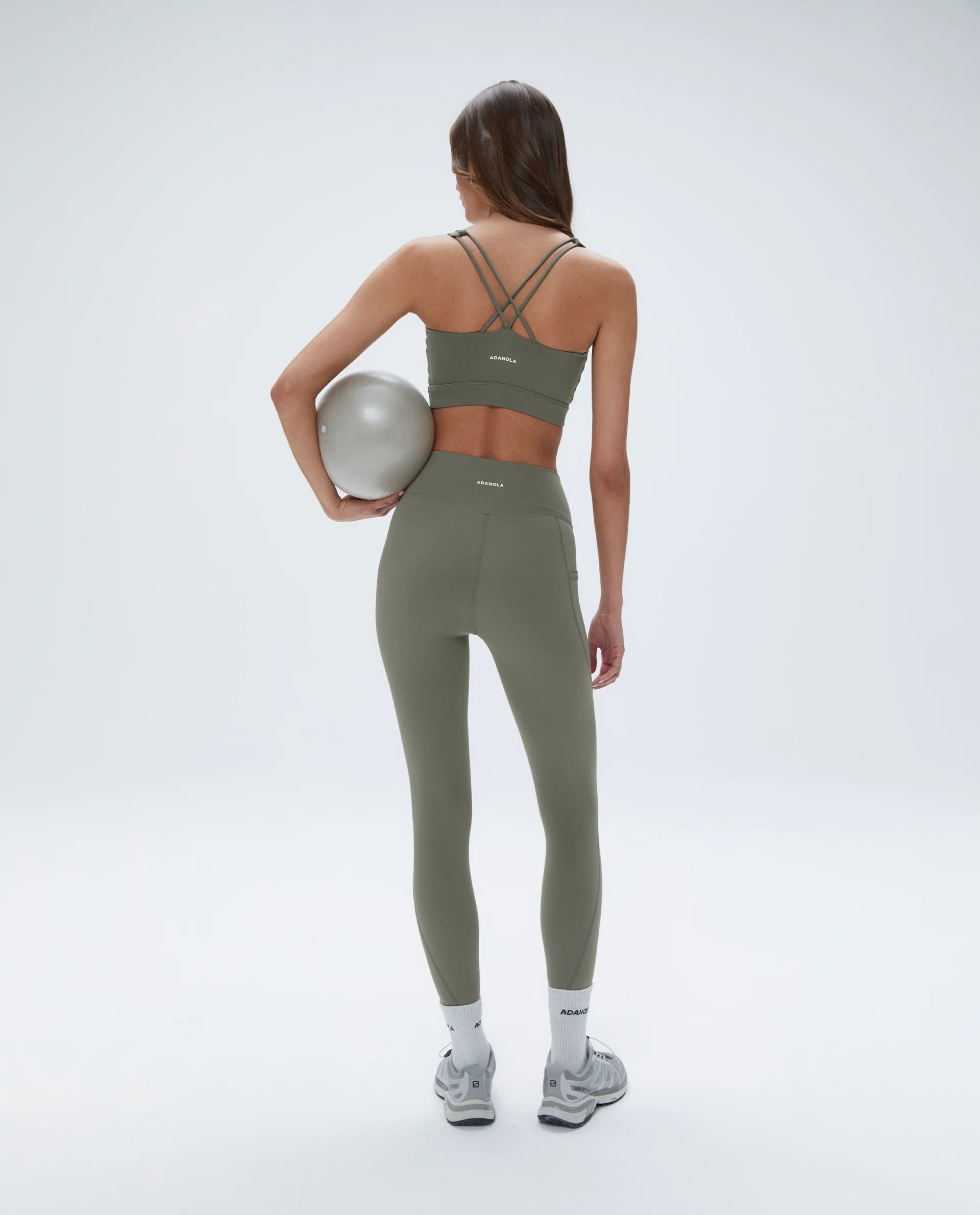Ultimate Cross Back Bra - Olive Green