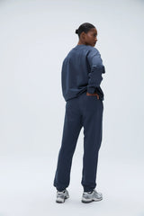 Varsity Sweatpants - Washed Midnight Blue