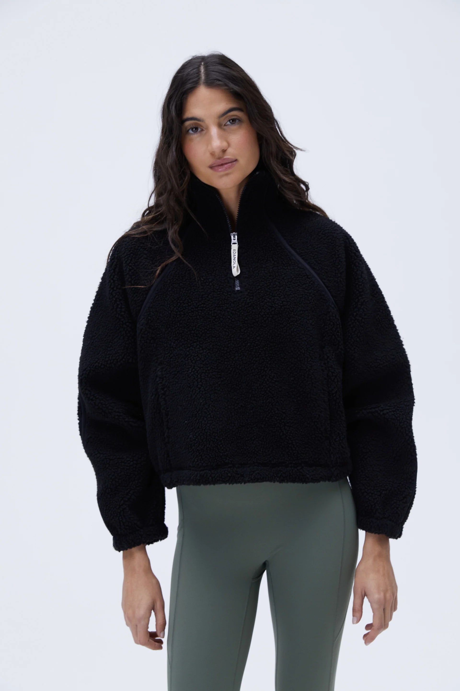 Quarter Zip Fleece - Black