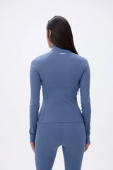 Ultimate Long Sleeve Quarter Zip Top - Vintage Blue