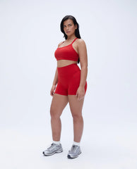 Ultimate Ultra Crop Pocket Short - Classic Red