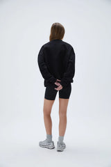 Varsity Oversized Sweatshirt - Black