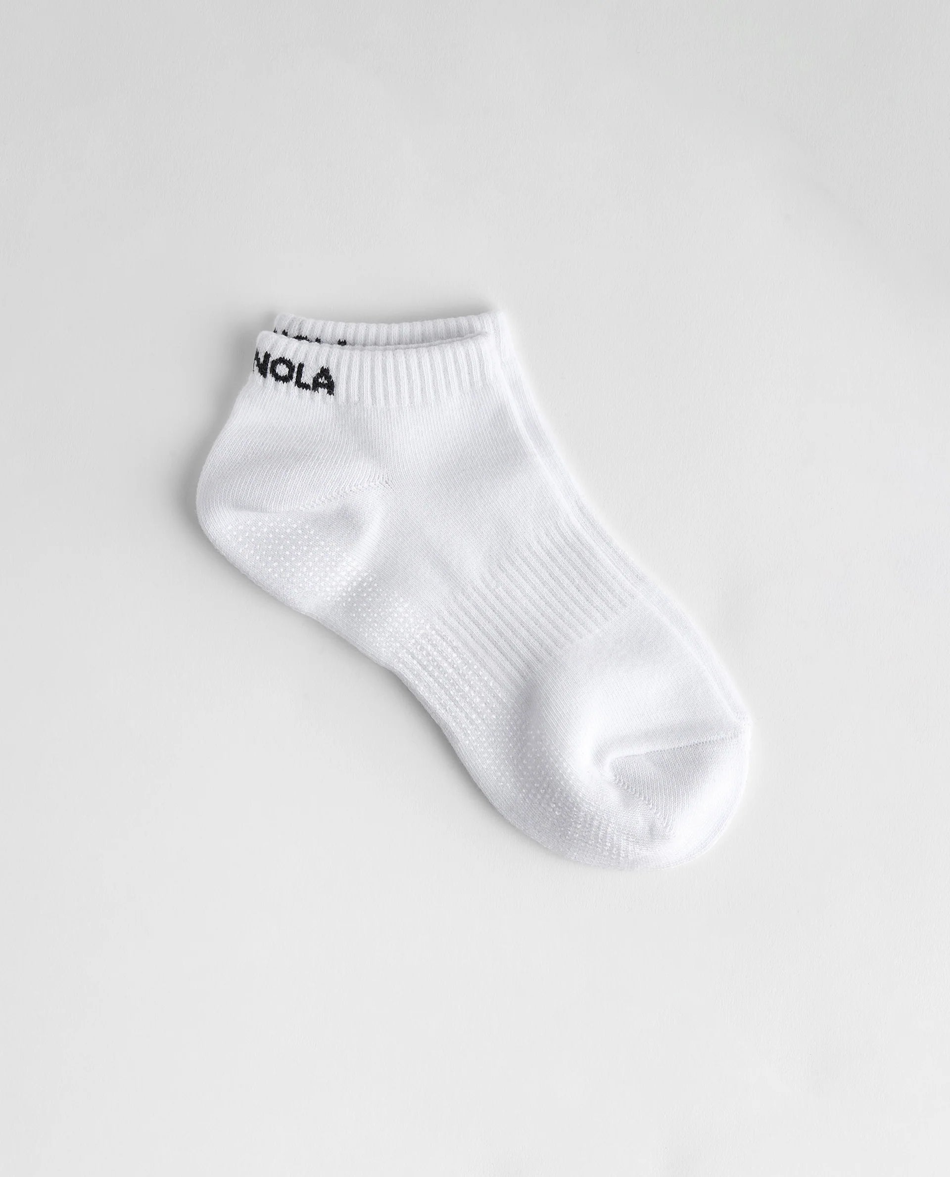 2 Pack Grip Socks - White, Graphite Grey